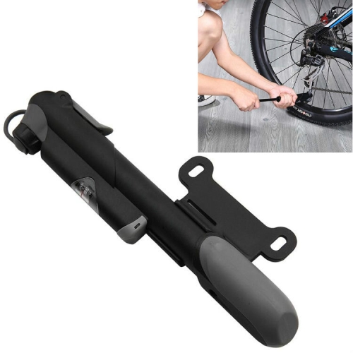 

Mini Portable Inflatable Cylinder for Bicycle Pump(Black)