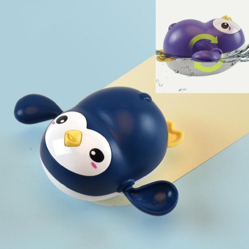 

4 PCS Cartoon Little Penguin Winds up on a Chain Playing Toy(Grimal Blue)