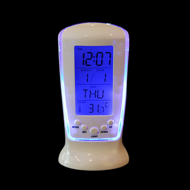 

Multi-function Home Desktop LED Alarm Clock with Calendar & Temperature & Time Display
