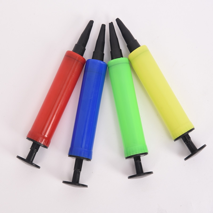 

2PCS Balloon Pump Mini Plastic Hand Held Balloon Inflator Air Pump Portable Decoration Tools, Color Random