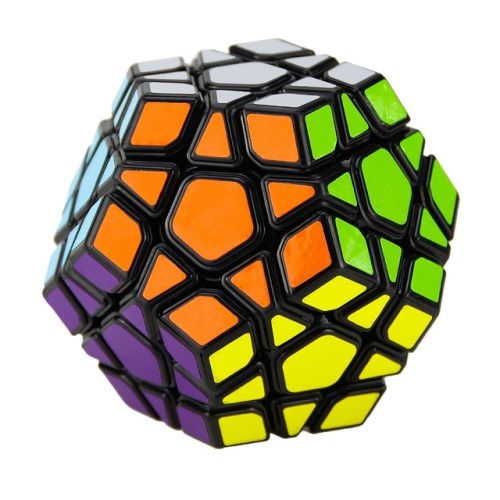 

Third-order Dodecahedron Shaped Cube Puzzle Educational Toys, Color:Black