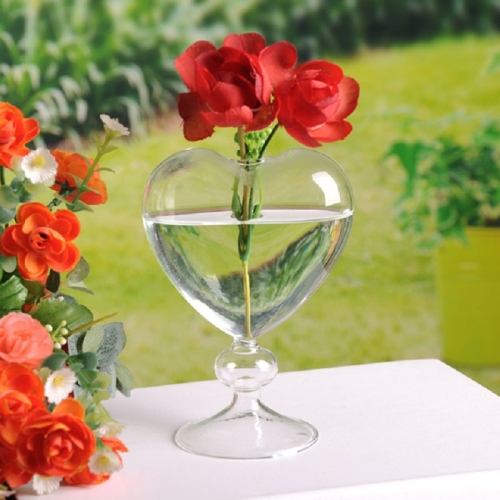 

Creative Love Glass Vase Home Decoration