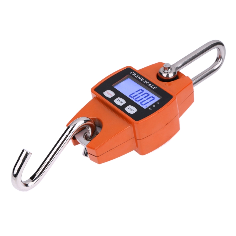 

300kg x 100g Portable LCD Digital Stainless Steel Hook Mini Electronic Hook Scale