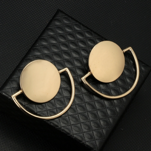 

Punk Style Semicircle Round Geometric Drop Earrings For Women