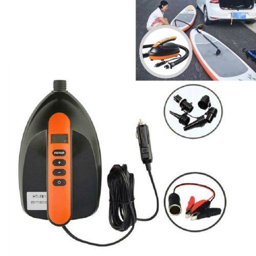 

SUP Paddle Board High Pressure Electric Air Pump Kayak Rubber Boat Vehicle Air Pump, Style:781 Single Inflatable With Clip