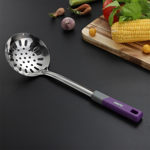 

6 PCS Household Stainless Steel Kitchenware Spatula Frying Shovel Kitchen Cooking Tools, Style:Colander