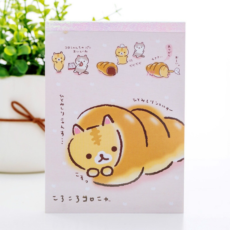 

2 PCS Cartoon Note Pad Pocket Portable Office Learning Note Memo Pad Stationery Style 8