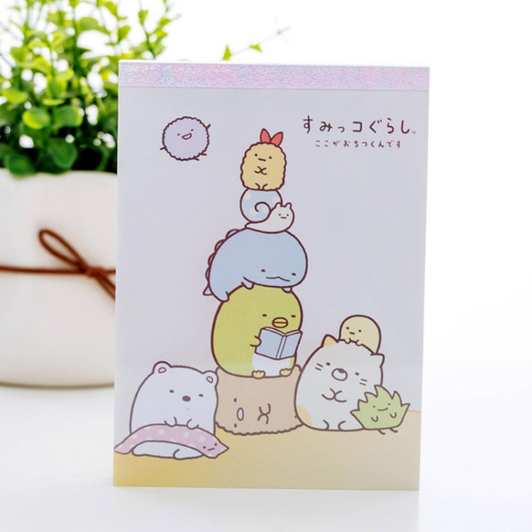 

2 PCS Cartoon Note Pad Pocket Portable Office Learning Note Memo Pad Stationery Style 7