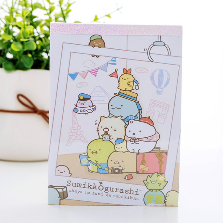 

2 PCS Cartoon Note Pad Pocket Portable Office Learning Note Memo Pad Stationery Style 1