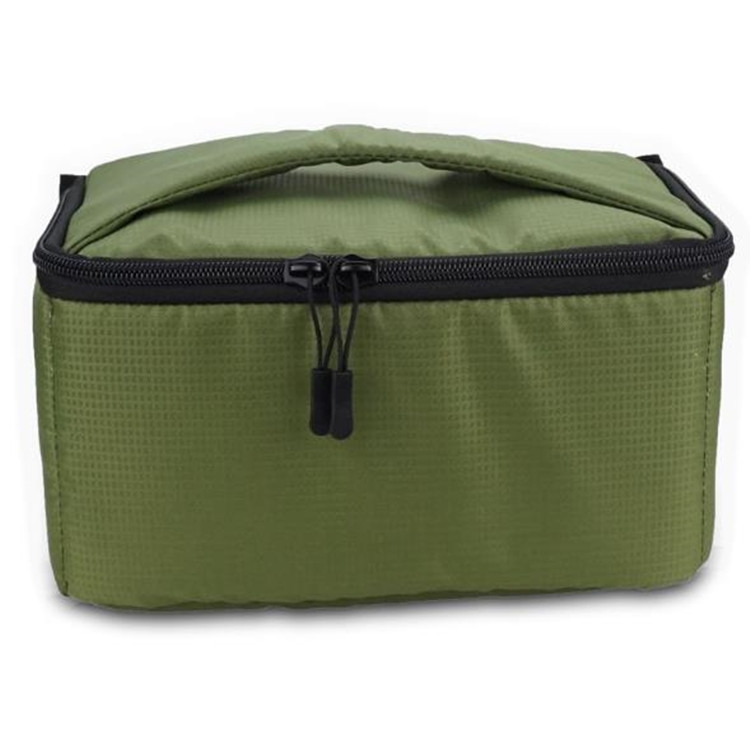 

EDAL Water-resistant DSLR Padded insert Case Waterproof Zipper Removable Partition Camera Bags(Army Green)