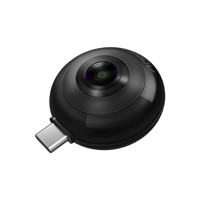 

Original Xiaomi MADV Mini Panoramic Camera Double 13 Millions Lens APP Live Broadcast 5.5K HD Photos Video with Silicone Case(Black)