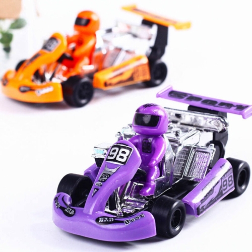 

3 PCS Multicolor Children Kid Mini Running Vehicle Car Toy Plastic Inertia Racing Cars Cartoon Education Toys(Random Color)