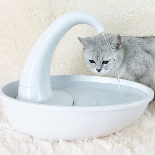 

Pet Automatic Circulating Water Dispenser Cat Fountain Cat Water Feeder，CN Plug(Swan Drinking Fountain)