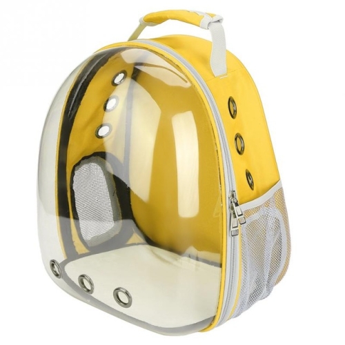 

Outdoor Portable Breathable Travel Backpack Pet Dog Cat Carrying Bag, Size:42x32x29cm(Yellow)