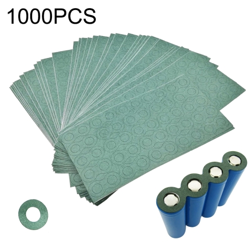 

1000 PCS 18650 Li-ion Battery Barley Paper Power Switch Battery Insulation Gasket, Single Hollowed Version