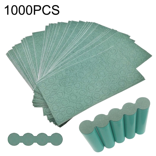 

1000 PCS 18650 Li-ion Battery Barley Paper Power Switch Battery Insulation Gasket, Quadruple Solid Version