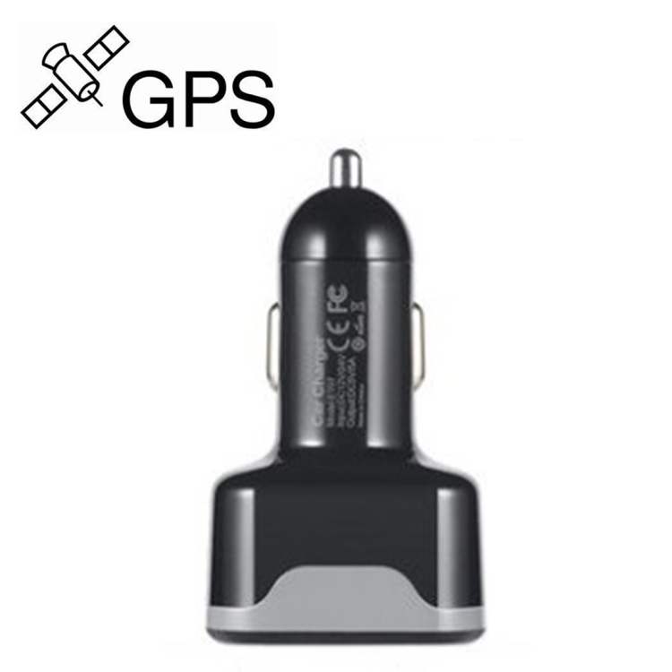 

KH-06 Mini Smart Car Charger GPS Vehicle Tracker, Support Dual USB Output, Built-in Microphone