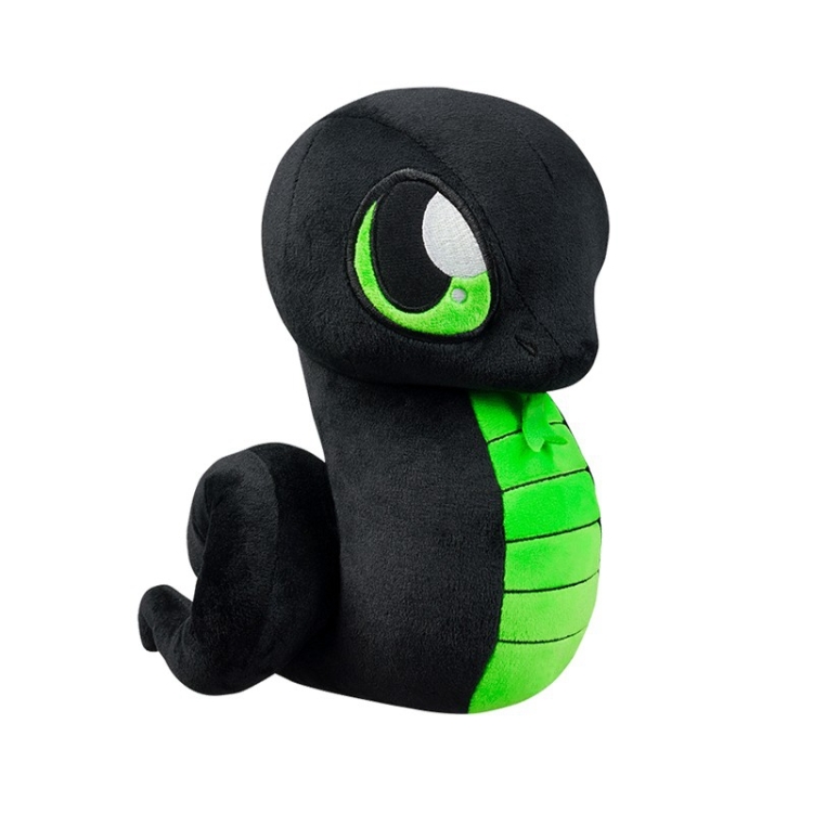 

Razer Snake Short Plush Doll Creative Cute Toy Gift, Size: 23 x 13 x 25cm