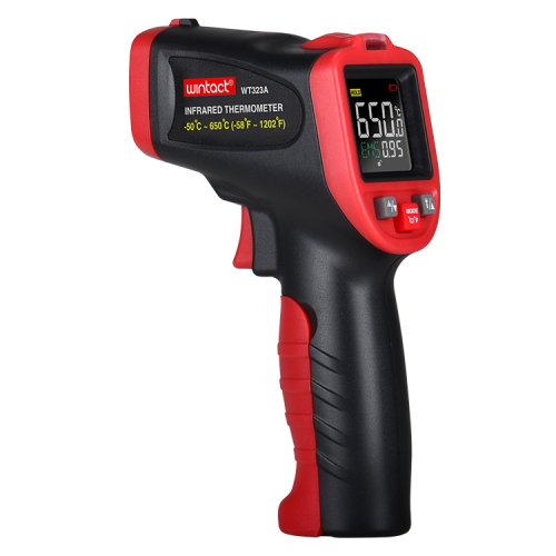 

Wintact WT323A -50 Degree C~650 Degree C Handheld Portable Outdoor Non-contact Digital Infrared Thermometer