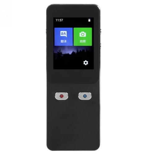 

T9+ Portable WIFI Smart Voice Translator Smart Business Travel Real Time AI Translator Translation Machine 27 Languages Translator (Black)