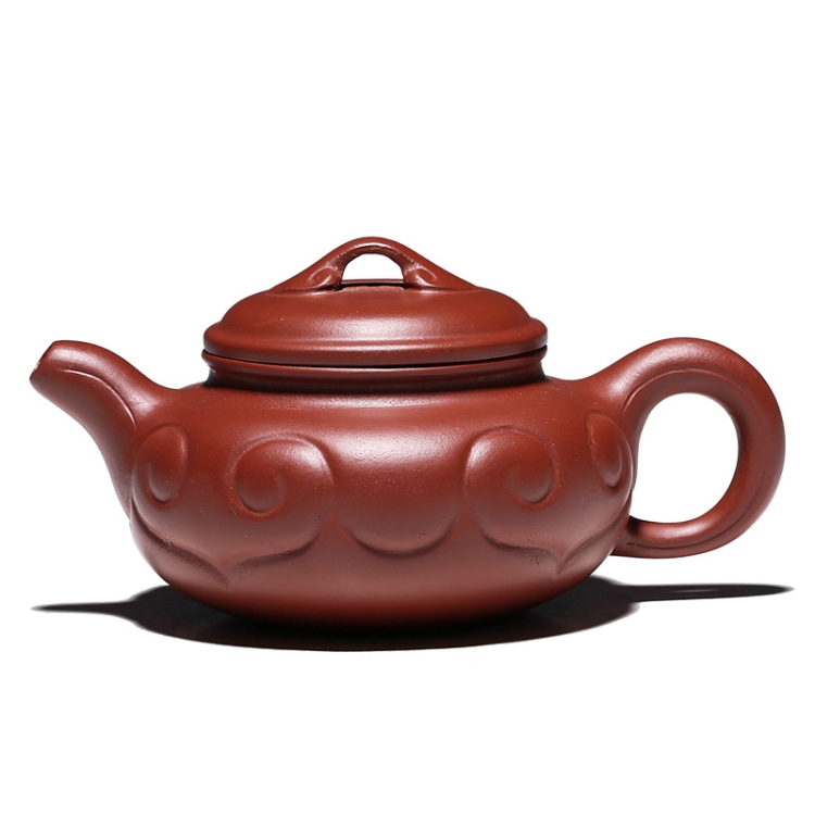 

Ruyi Pattern Handmade Yixing Clay Teapot Tea Boiler, Capacity:200ml