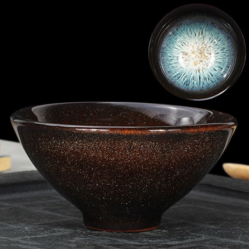 

Kiln Transmutation Kongfu Bowl Ceramic Tea Cup, 05, Capacity: 120ml, Size: Large, 8.9x4.4cm