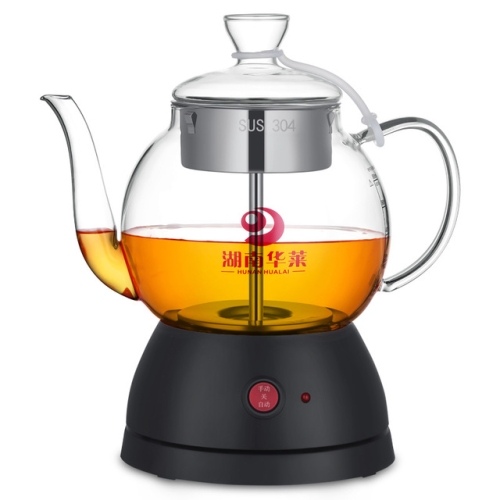 

Household Glass Automatic Steam Electric Kettle Cooking Teapot (Printed Black)