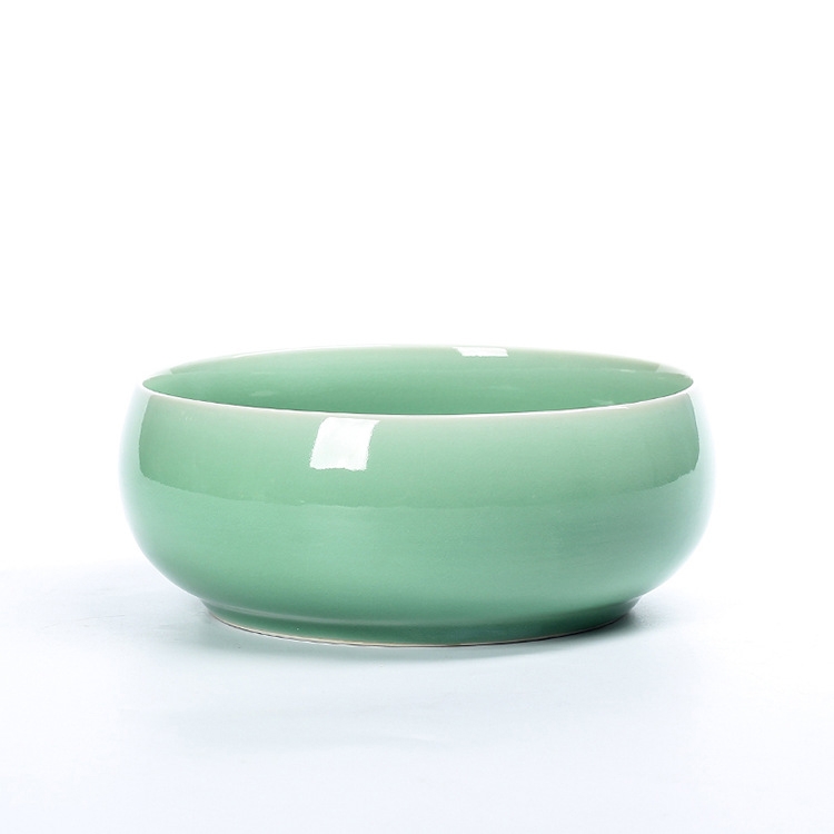 

Celadon Tea Wash Tea Set Accessories Ceramic Ashtray (Diware Plum Green Large)