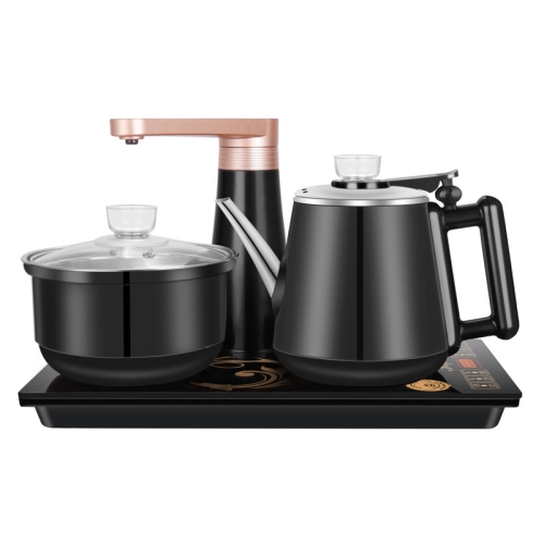 

Fully Automatic Water Electric Kettle Home Cooking Water Bottle Pumping Electric Tea Stove Set (Black Rubber)