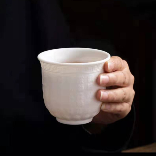 

Portable Travel Kungfu Teaware Office Ceramics Teacup, Capacity: 140ml