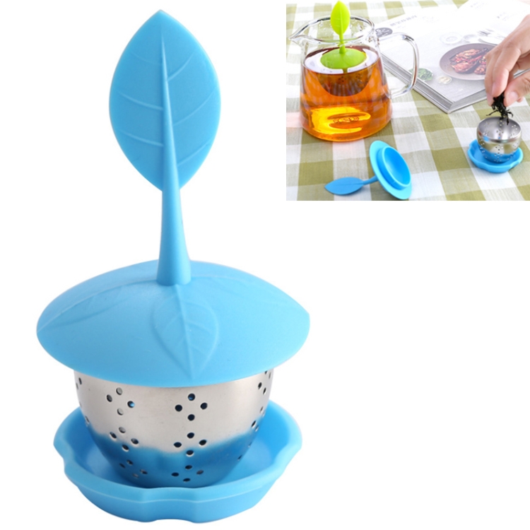 

Stainless Steel Silicone Hanging Tea Bag Tea Strainers (Blue)