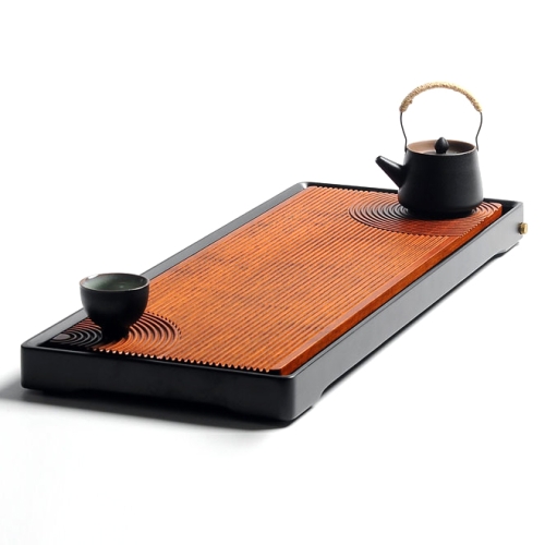 

Stripe Rectangular Solid Wood Retain Water Tea Tray, Size: 400 x 200 x 450mm