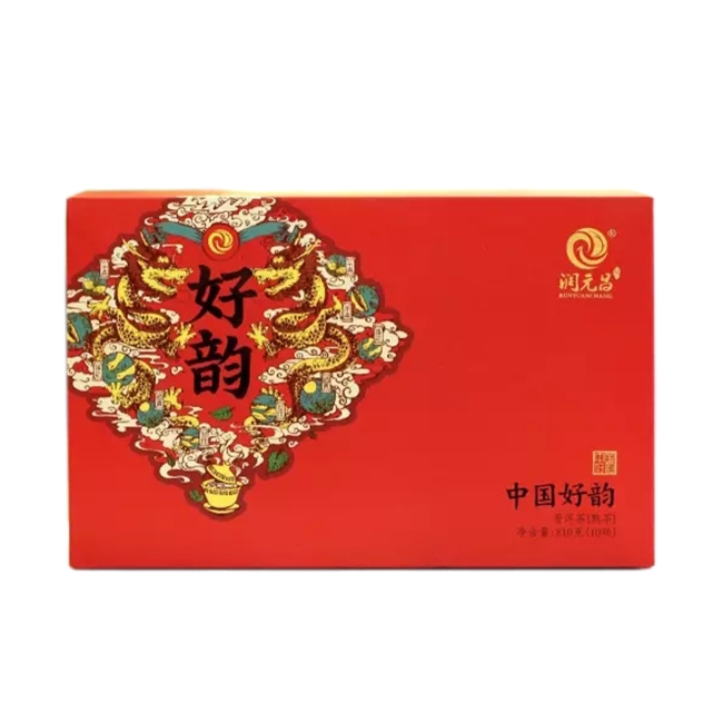 

10 PCS RUNYUANCHANG China Good Rhyme Puer Fermented Tea Tea-leaves, Capacity: 81g