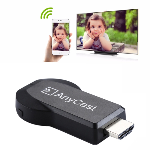 

AnyCast M2 Plus Wireless WiFi Display Dongle Receiver Airplay Miracast DLNA 1080P HDMI TV Stick for iPhone, Samsung, and other Android Smartphones(Black)