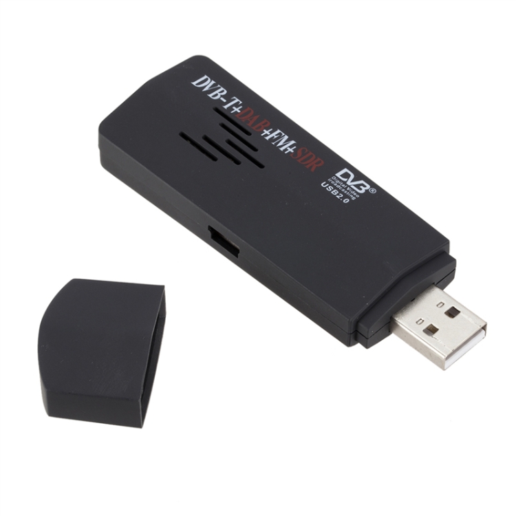 

Digital RTL2832U+R820T DVB-T SDR+DAB+FM USB 2.0 Digital TV Dongle / Receiver , with Remote Control (Black)