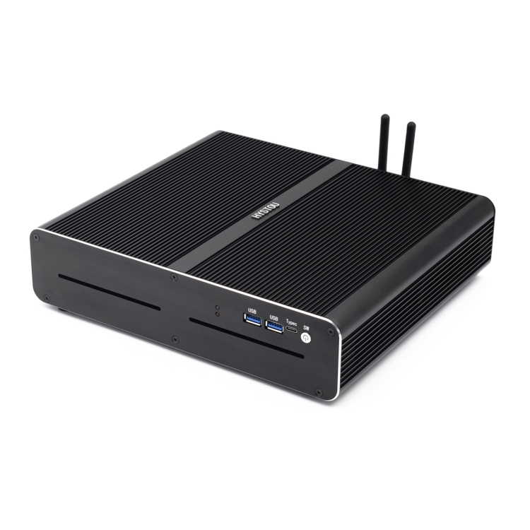 

HYSTOU F8 Windows System Mini PC, Intel Core i7-7920HQ 4 Core 8 Threads up to 3.10GHz, Support M.2, WiFi, 32GB RAM DDR4 + 1TB SSD
