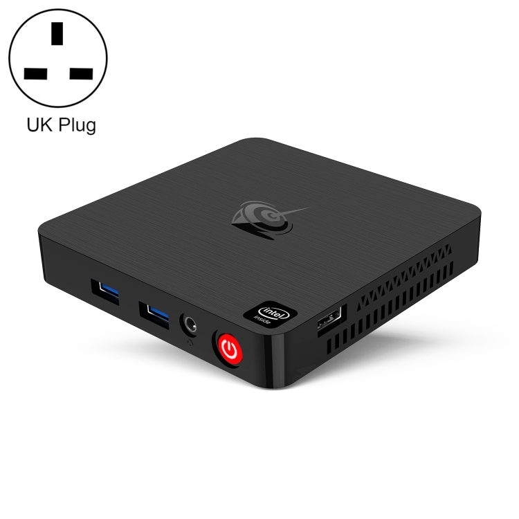 

Beelink T4 Windows 10 Mini PC, Intel Atom X5-Z8500, Quad Core 2M Cache up to 2.24GHz, 4GB + 64GB, Support HDMI, Dual Band WiFi, LAN, UK Plug