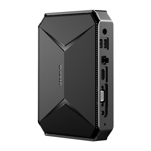 

CHIWI HeroBox Pro Mini PC, Win10 1909/Linux, Intel Jasper Lake N4500 Dual Core up to 1.1GHz-2.8GHz, 8GB LPDDR4 + 256GB SSD, VGA, HDMI, SATA HDD, EU Plug (Black)