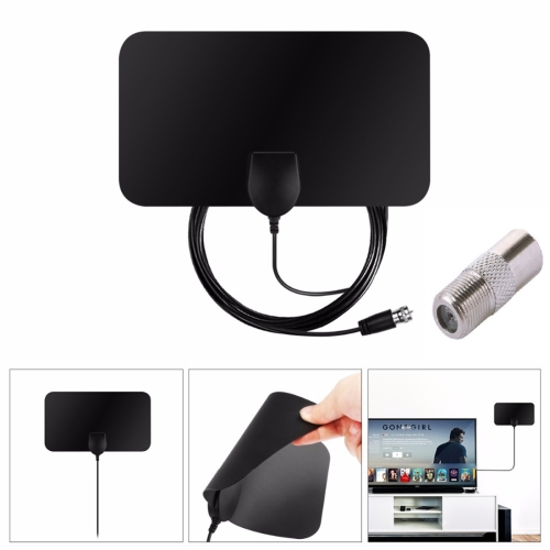 

TY13 50 Miles Range 10dBi High Gain Amplified Digital Flat HDTV Indoor TV Antenna with 3.7m Coaxial Cable