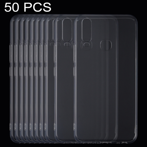 Sunsky 50 Pcs 0 75mm Ultrathin Transparent Tpu Soft Protective Case For Vivo Y17