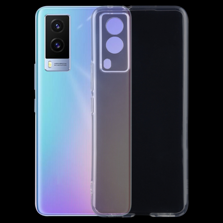 

For vivo V21e 0.75mm Ultra-thin Transparent TPU Soft Protective Case