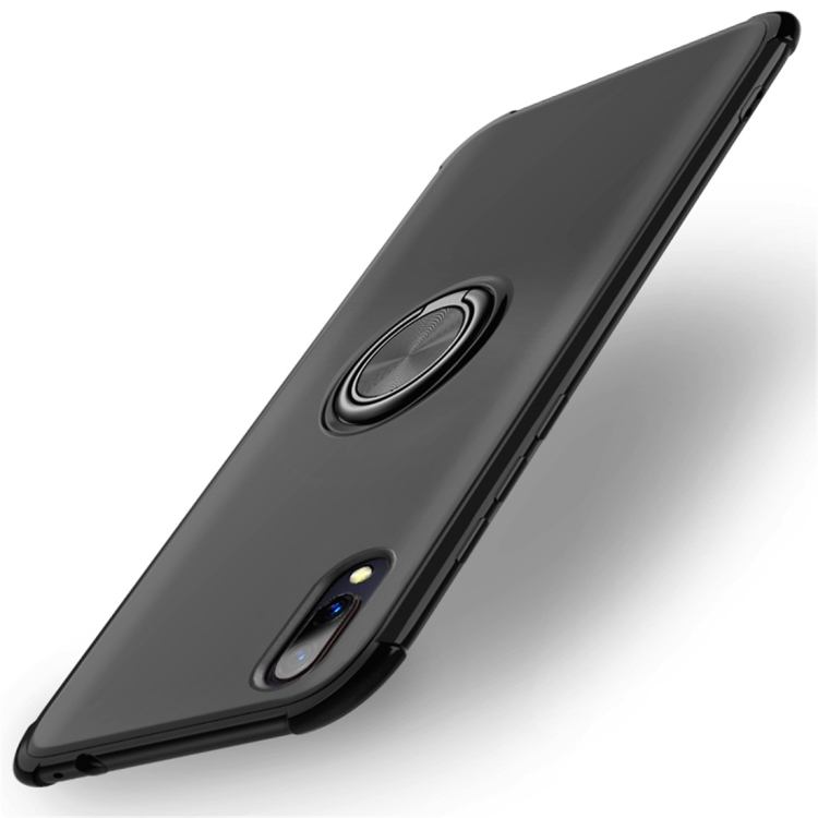 

Shockproof TPU Protective Case for Vivo X23, with Holder (Black)