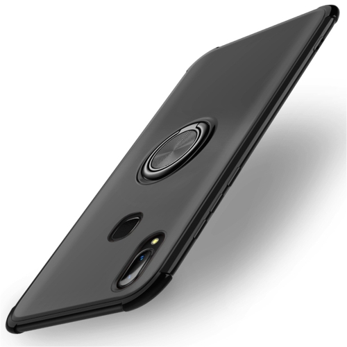 

Shockproof TPU Protective Case for Vivo Z1 / Z1i, with Holder(Black)