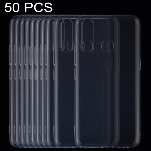 

50 PCS 0.75mm Ultrathin Transparent TPU Soft Protective Case for Vivo Z5X