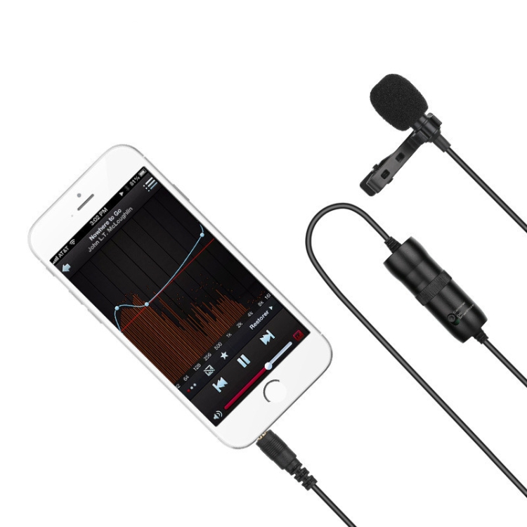

MC-M1 Lavalier Omnidirectional Capacitance Recording Video Microphone, Length: 6m