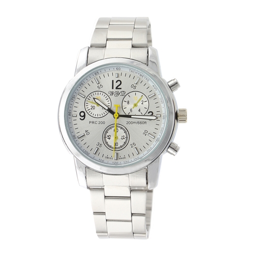 

WeiYaQi 89007 Fashion Wrist Watch with Metal Watch Band (Silver)