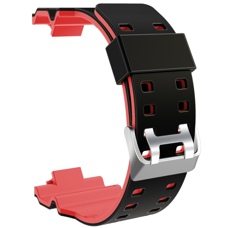 

For Casio GA100 Two-tone TPU Strap (Black Red)
