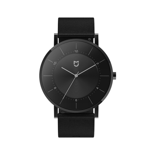 

Original Xiaomi Mijia Classic 316L Stainless Steel Removable Genuine Leather Strap Quartz Watch(Black)