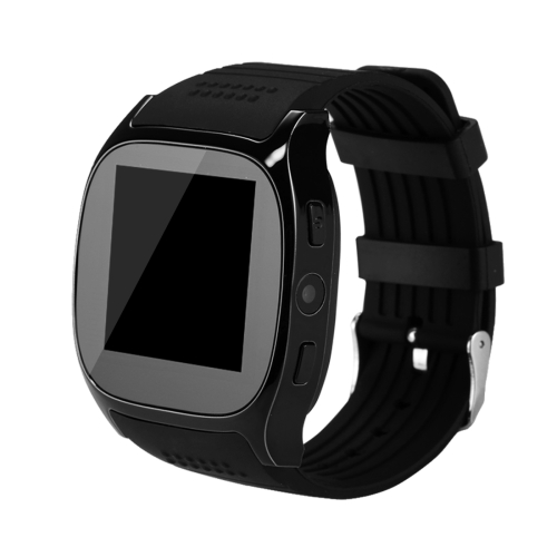 

T8 Smart Watch Phone, 1.54 inch IPS Screen 6261D/260MHz, 0.3MP Camera, Support GSM & Dial & Pedometer & Anti-lost & Sleep Monitor & Remote Camera & FM Radio(Black)