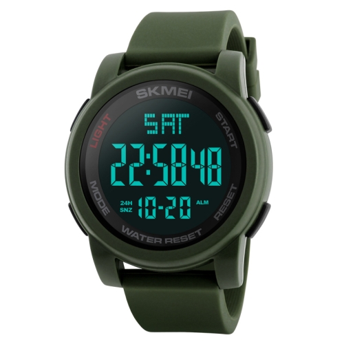 

SKMEI 1257 Men Fashionable Outdoor 50m Waterproof Digital Watch Sports Wrist Watch(Army Green)